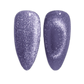 DND Diva 9D Cat Eye Gel Polish in Wild Berry with glassball effect, showcasing vibrant purple and pink hues and shimmering finish.