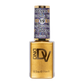 DND Diva 9D Cat Eye Gel Polish in Wild Berry, showcasing vibrant purple gel with glassball shimmer effect.