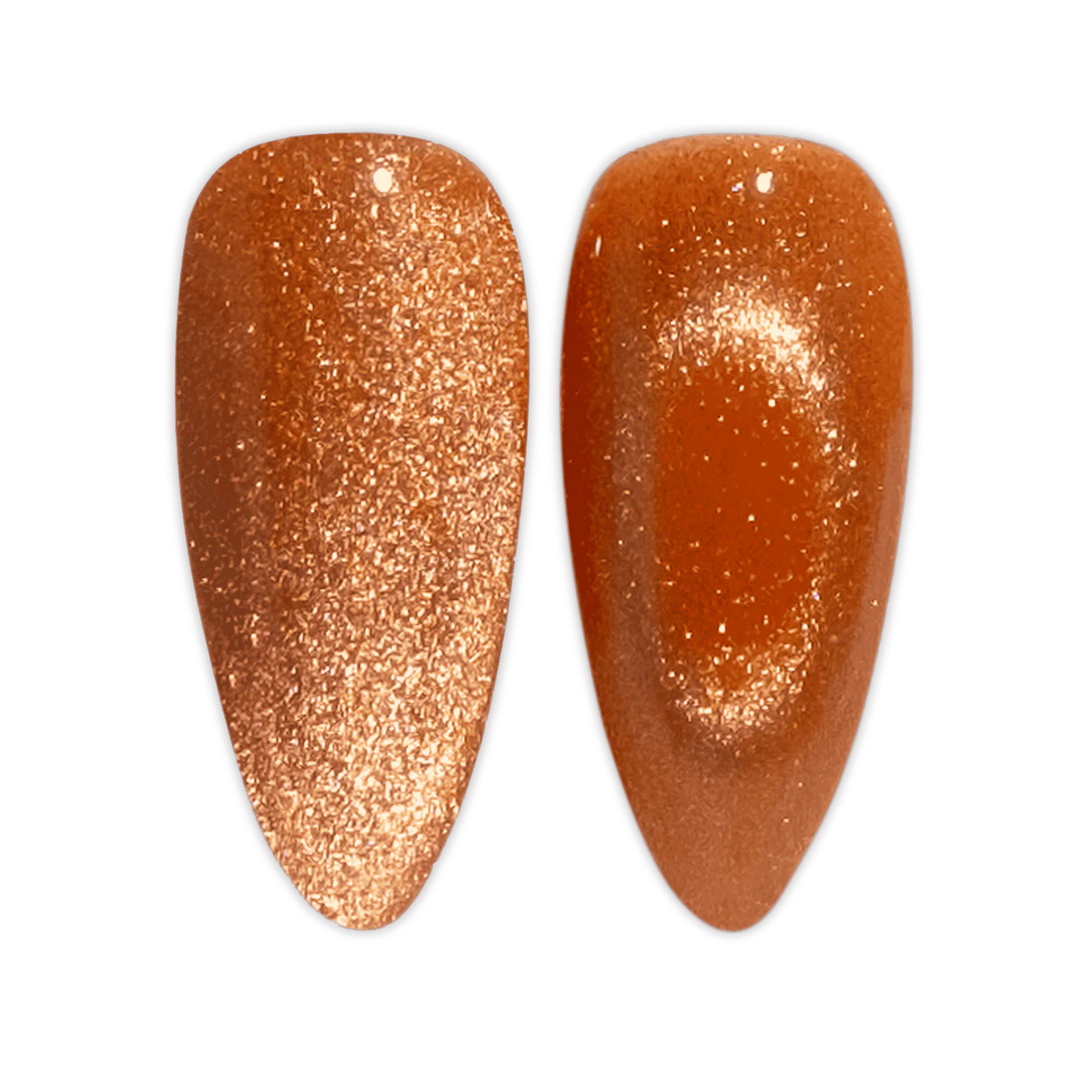 DND Diva 9D Cat Eye Gel Polish in shade Button Nose with glassball effect, showcasing deep blue and shimmering finish.
