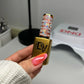 DND Diva 9D Cat Eye Gel Polish in Jelly Belly Rubs #22 with shimmering glassball effect, showcasing vibrant, eye-catching color.