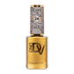 DND Diva 9D Cat Eye Gel Polish #26 Sun Patch with eye-catching glassball effects and vibrant color on a nail swatch