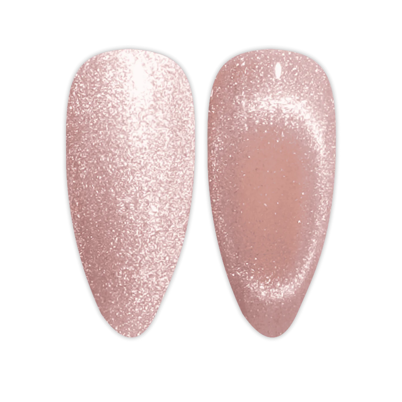 DND Diva 9D Cat Eye Gel Polish in Afterglow with glassball effect, showcasing deep purple and shimmering finish.