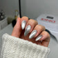 DND Diva 9D Cat Eye Gel Polish in shade #31 with glassball finish, showcasing vibrant, multi-dimensional nail art design.