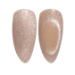 DND Diva 9D Cat Eye Gel Polish in shade Fur-st Place, featuring a black base with shimmering glassball effect and 9D cat eye finish.