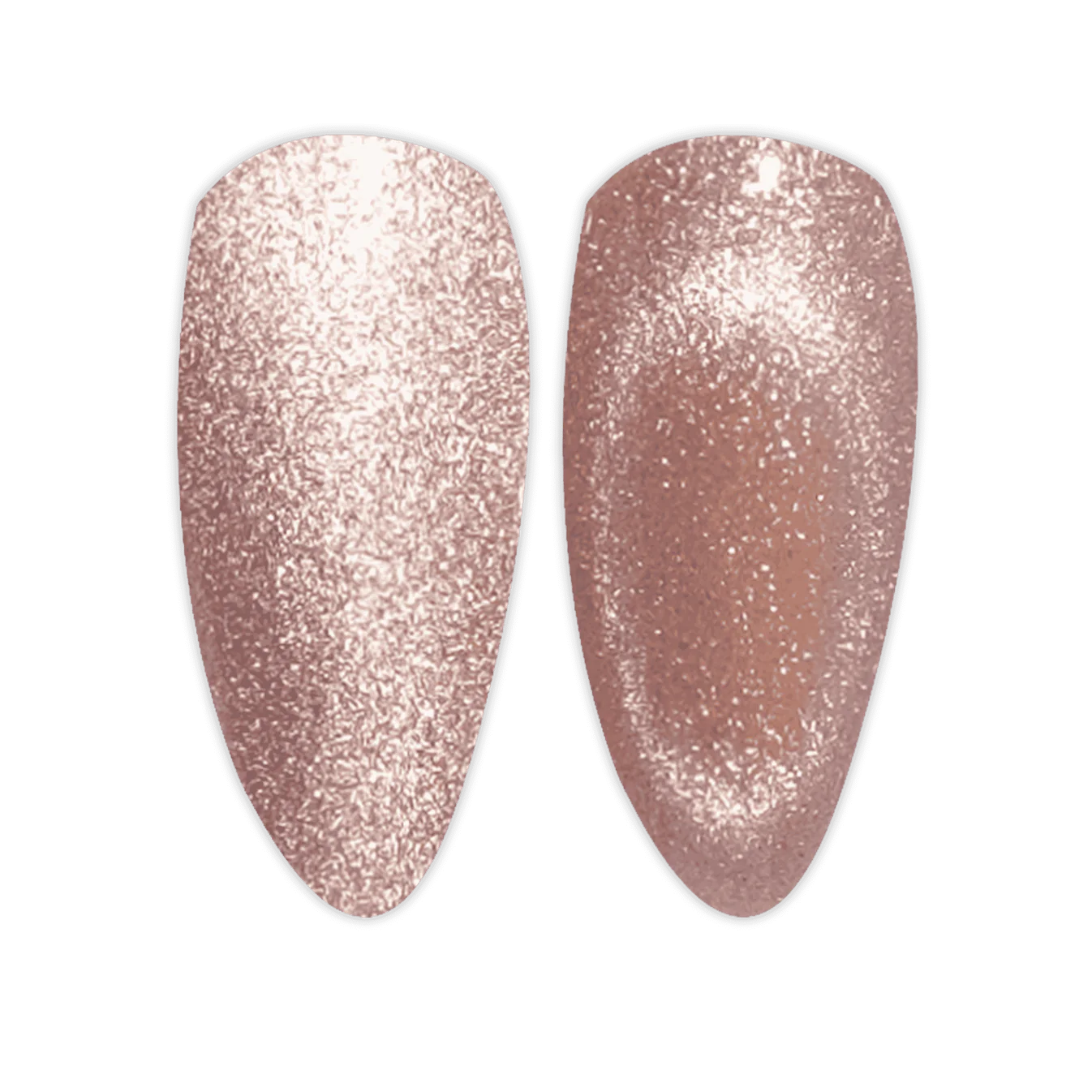 DND Diva 9D Cat Eye Gel Polish in Hazel Dreams with glassball effect, showcasing rich hazel color and shimmering finish.