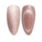 DND Diva 9D Cat Eye Gel Polish in Hazel Dreams with glassball effect, showcasing rich hazel color and shimmering finish.