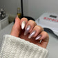 DND Diva 9D Cat Eye Gel Polish in Hazel Dreams, showcasing the shimmering hazel color with glassball effect and cat eye finish.