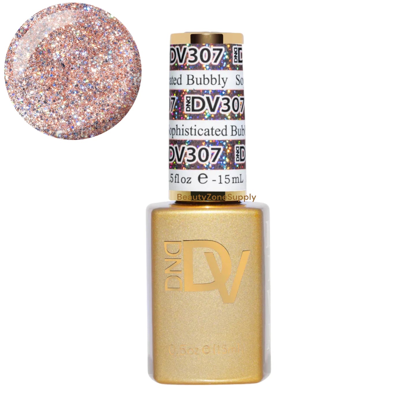 Dnd Diva Gel - Sophisticated Bubbly 307 - Universal Nail Supplies