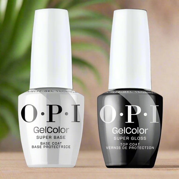 OPI Intelli-Gel Super Base & Super Gloss Top Coat Duo Pack