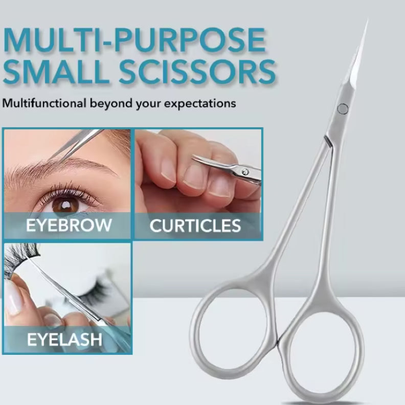 UNS Professional Cuticle Scissors – Curved Stainless Steel - Universal Nail Supplies