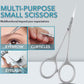 UNS Professional Cuticle Scissors – Curved Stainless Steel - Universal Nail Supplies