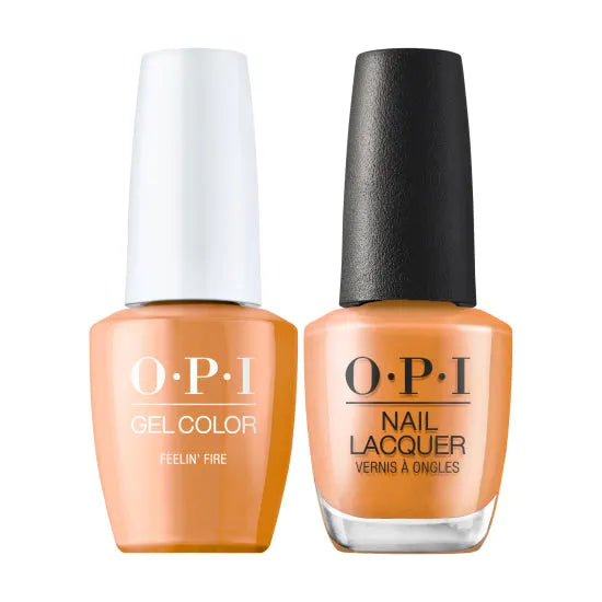 OPI GelColor + Matching Lacquer Feelin' Fire S031 - Universal Nail Supplies