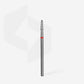 Carbide nail drill bit, “cone” red, head diameter 2.3 mm / working part 8 mm image 1