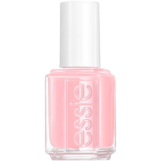 Essie Hi Maintenance #100 nail lacquer in a sleek bottle, showcasing a vibrant, glossy nail polish color.
