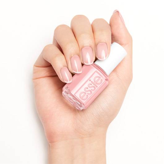 Essie Nail Lacquer Hi Maintenance shade #100, a vibrant nail polish in a sleek bottle with a white cap.