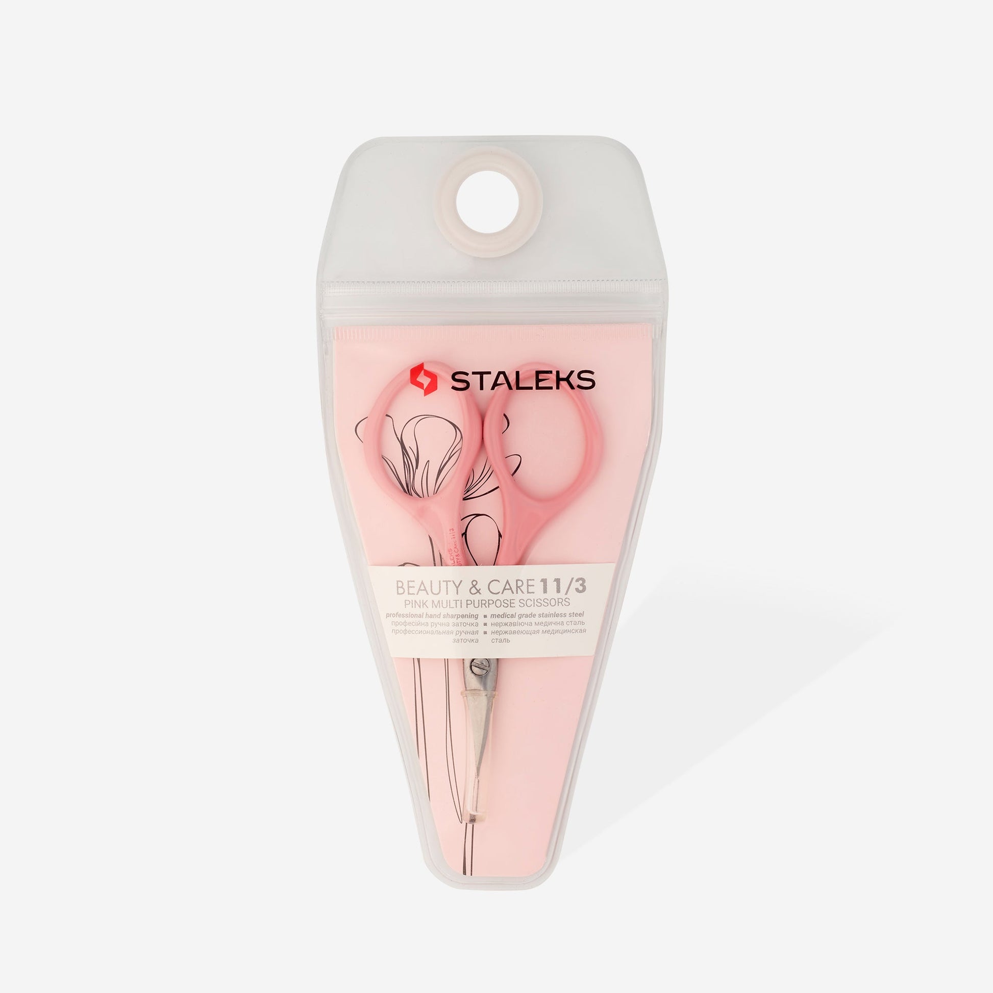 Pink multi purpose scissors BEAUTY &amp; CARE 11 TYPE 3 image 5