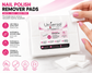 UNS Lint-free Nail Polish Remover Cotton Pads 1000pcs (White)