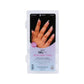 Orly GELFX Builder Tips in Natural Almond Short, set of 550, for creating durable, natural-looking gel nails.