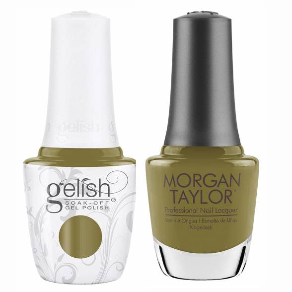 Gelish Gel Polish + Morgan Taylor Lost My Terrain Of Thought #1110496 - Universal Nail Supplies