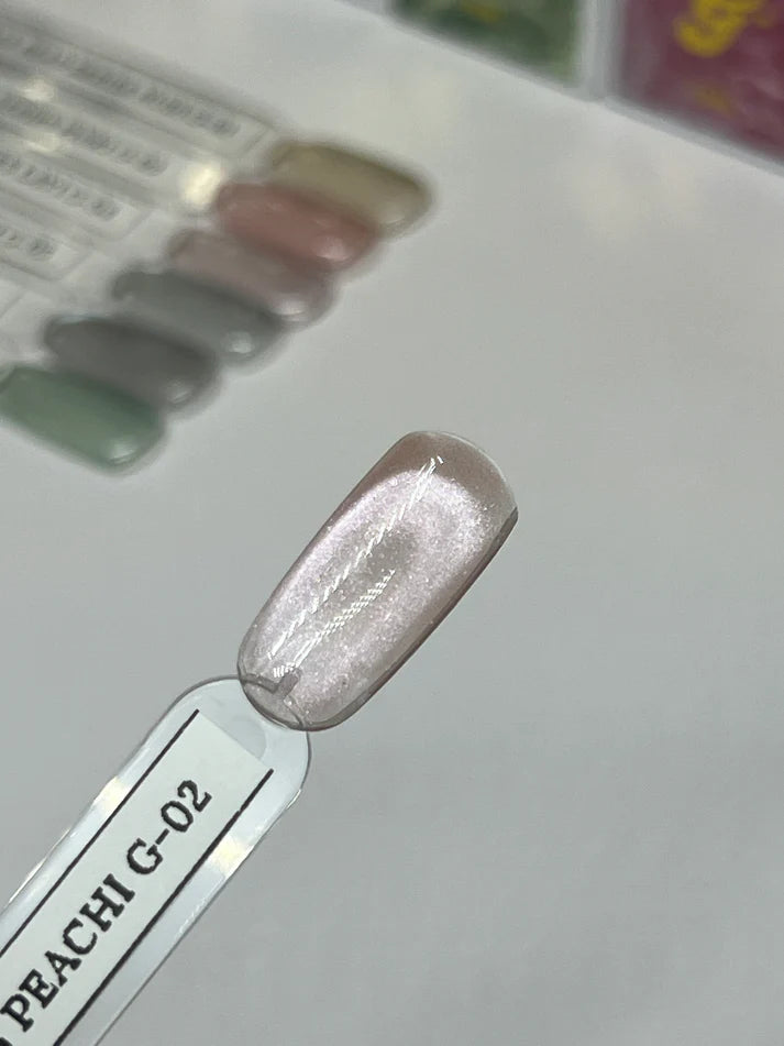 Gellicure Pro Cat Eye Gel Glass Bead Series Peachi G-02 - Universal Nail Supplies