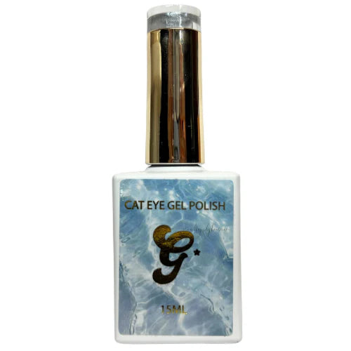 Sofi Art Gellicure Pro Cat Eye Gel with glass bead finish in Sassi G-06, showcasing vibrant, shimmering cat eye nail gel design.