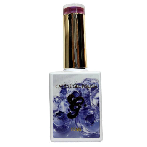 Sofi Art Gellicure Pro Cat Eye Gel in Juicy Fruit Blueberry, vibrant blue nail gel with cat eye effect, shown in a professional bottle.