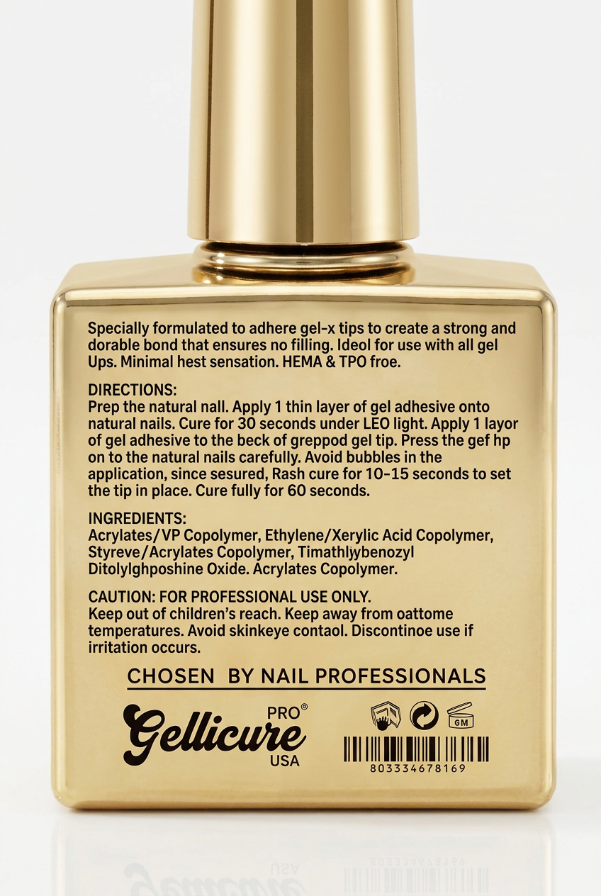 Gellicure Pro Gel Adhesive Hema & Tpo Free 0.6oz