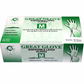 UNS Great Glove premium powder-free latex gloves, ideal for nail art, shown in a box with multiple gloves.