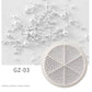UNS 6 Grids Nail Art Tiny Steel Caviar Beads 0.8-1.5mm Mixed Size 3D Design - Universal Nail Supplies