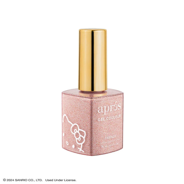 Aprés Gel Color Polish Hello Kitty Flash Glitter - Friends - Universal Nail Supplies