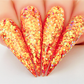Kiara Sky 3D Sprinkle On Glitter Stardust SP209 powder in clear container with glittery powder inside.