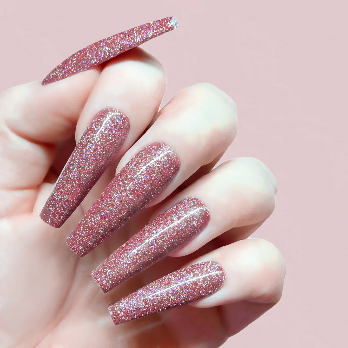 Kiara Sky Diamond GelFX Mystical #GFX111 clear gel nail polish in a smooth, glossy bottle with label visible.