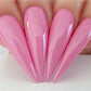 Kiara Sky Dip Powder Pink Tutu #D582 gel nail polish in a soft pink shade, displayed in a clear container with a white background.