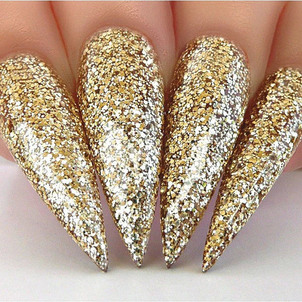Kiara Sky Gel Polish Pixie Dust #G554 clear nail polish with shimmering, textured gel finish in a sleek bottle.
