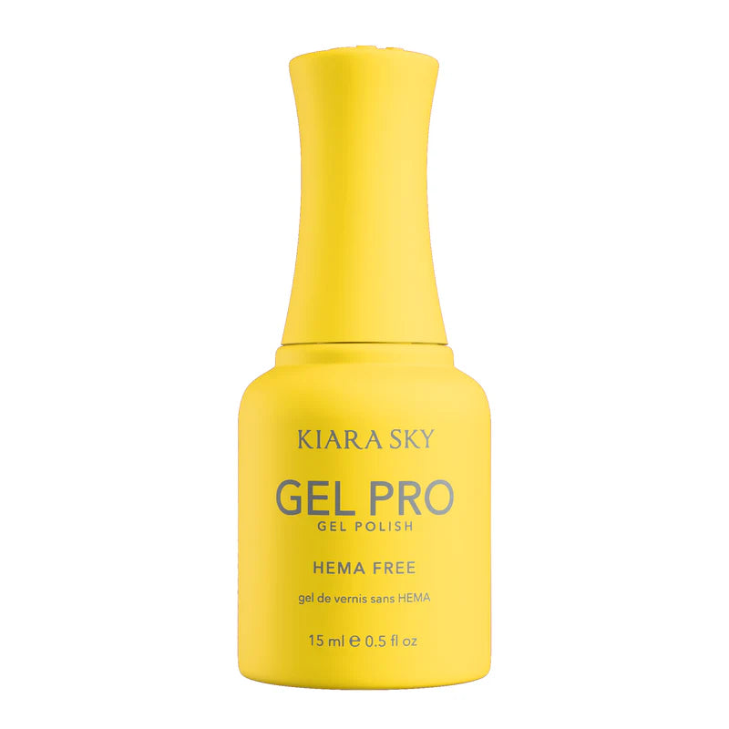 Kiara Sky Gel Pro Polish All The Bright Moves HFG098 HEMA-Free gel nail polish in a vibrant, bright shade with smooth finish.