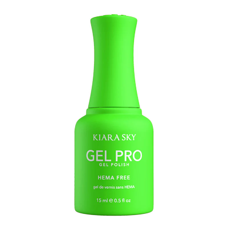 Kiara Sky Gel Pro Polish Don't Lettuce Down HEMA-Free and TPO-Free gel polish in a vibrant green shade.
