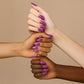 Kiara Sky Gel Pro Polish in Grape Escape HFG082, HEMA-free and TPO-free gel nail polish in deep purple shade.