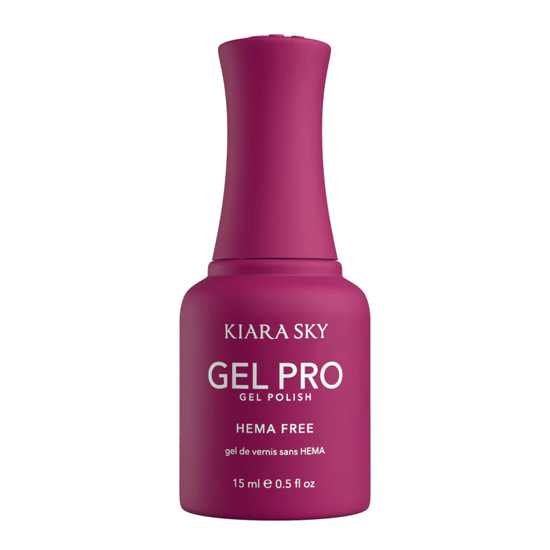 Kiara Sky Gel Pro Polish in Talk Flirty To Me HFG086, HEMA-Free and TPO-Free gel nail polish with a vibrant color.