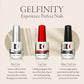 KUPA Gelfinity - Soak Off Gel - Base & Glossy Top & Matte Top Coat (No-Wipe) 0.5 Fl Oz - Universal Nail Supplies