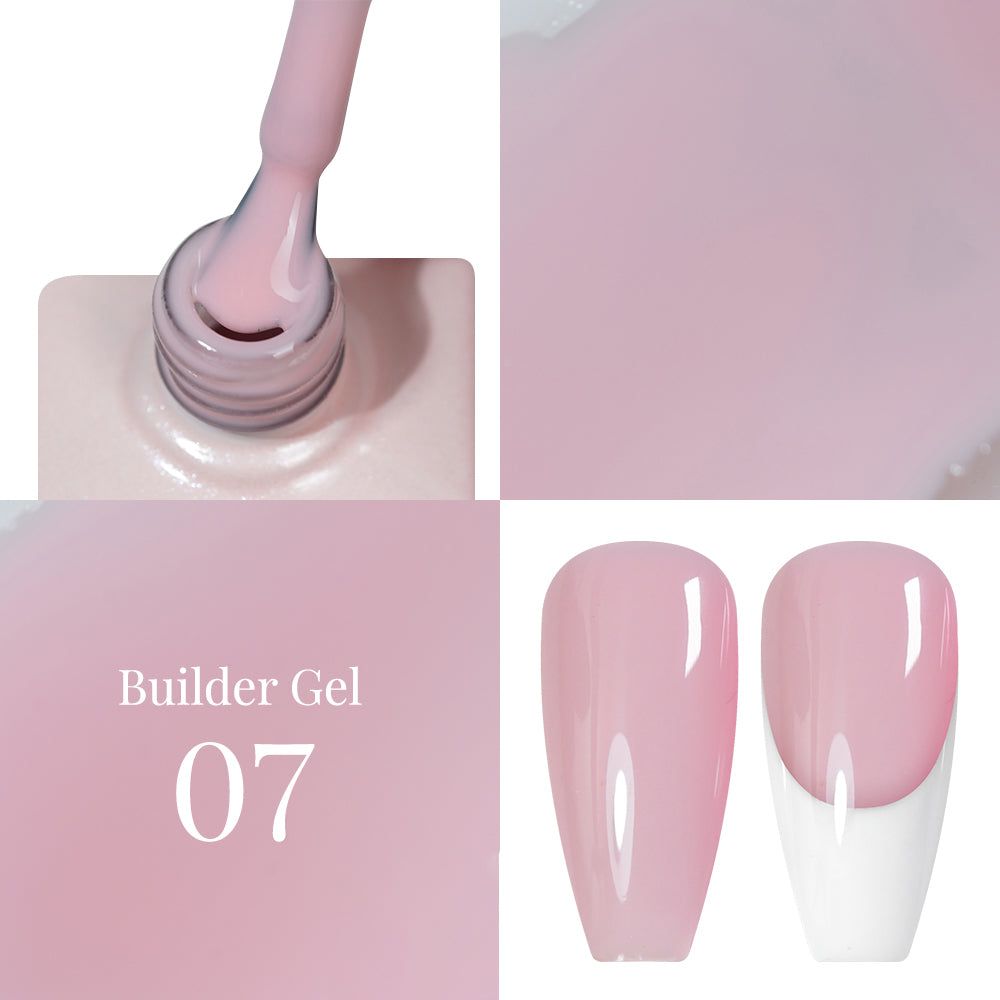 LAVIS Builder Gel In The Bottle - B07 Grape Fruit - Gel Polish 15ml - Universal Nail Supplies