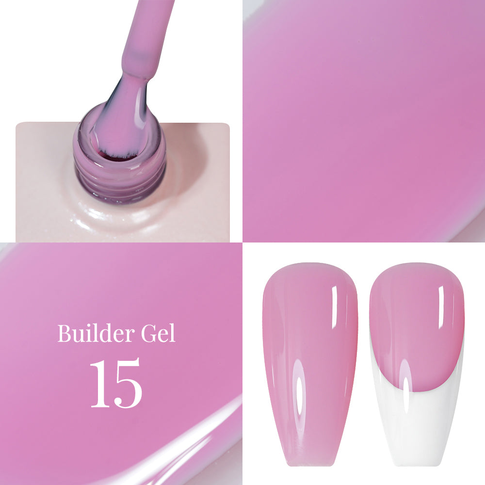 LAVIS Builder Gel In The Bottle - B15 Charm Me - Gel Polish 15ml - Universal Nail Supplies