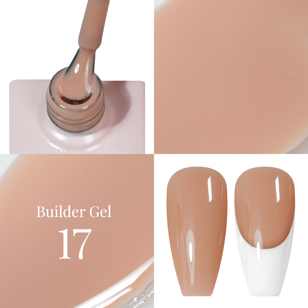 LAVIS Builder Gel In The Bottle - B17 Toffee First - Gel Polish 15ml - Universal Nail Supplies