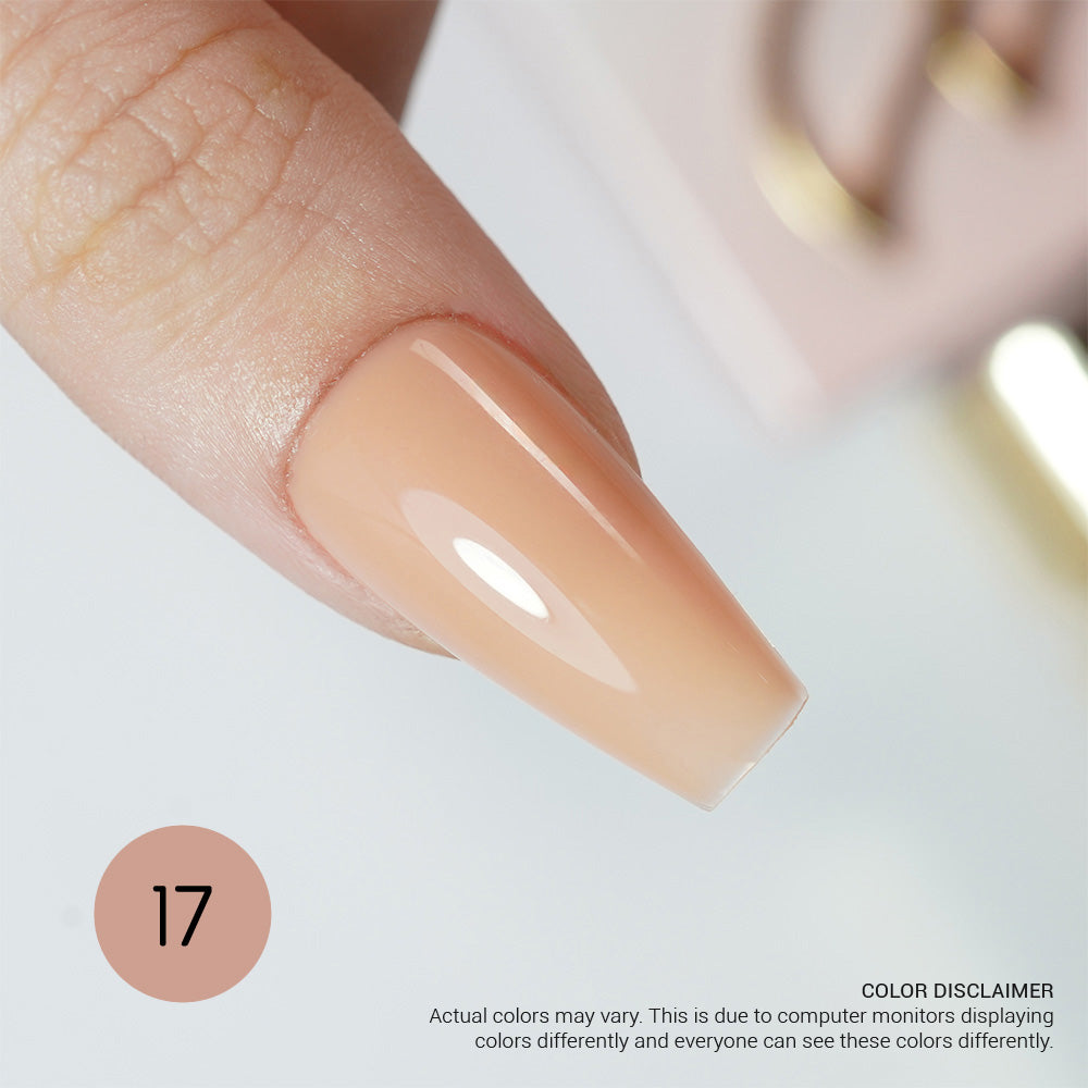 LAVIS Builder Gel In The Bottle - B17 Toffee First - Gel Polish 15ml - Universal Nail Supplies