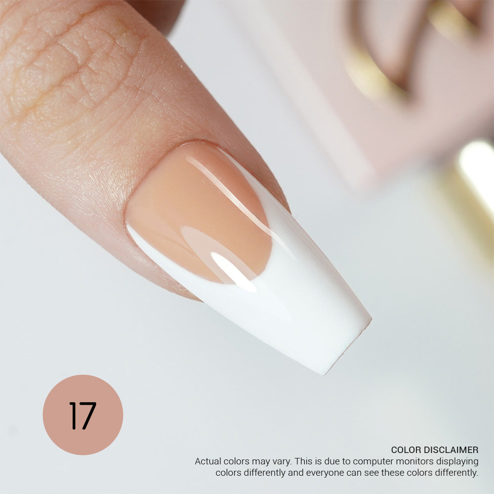 LAVIS Builder Gel In The Bottle - B17 Toffee First - Gel Polish 15ml - Universal Nail Supplies