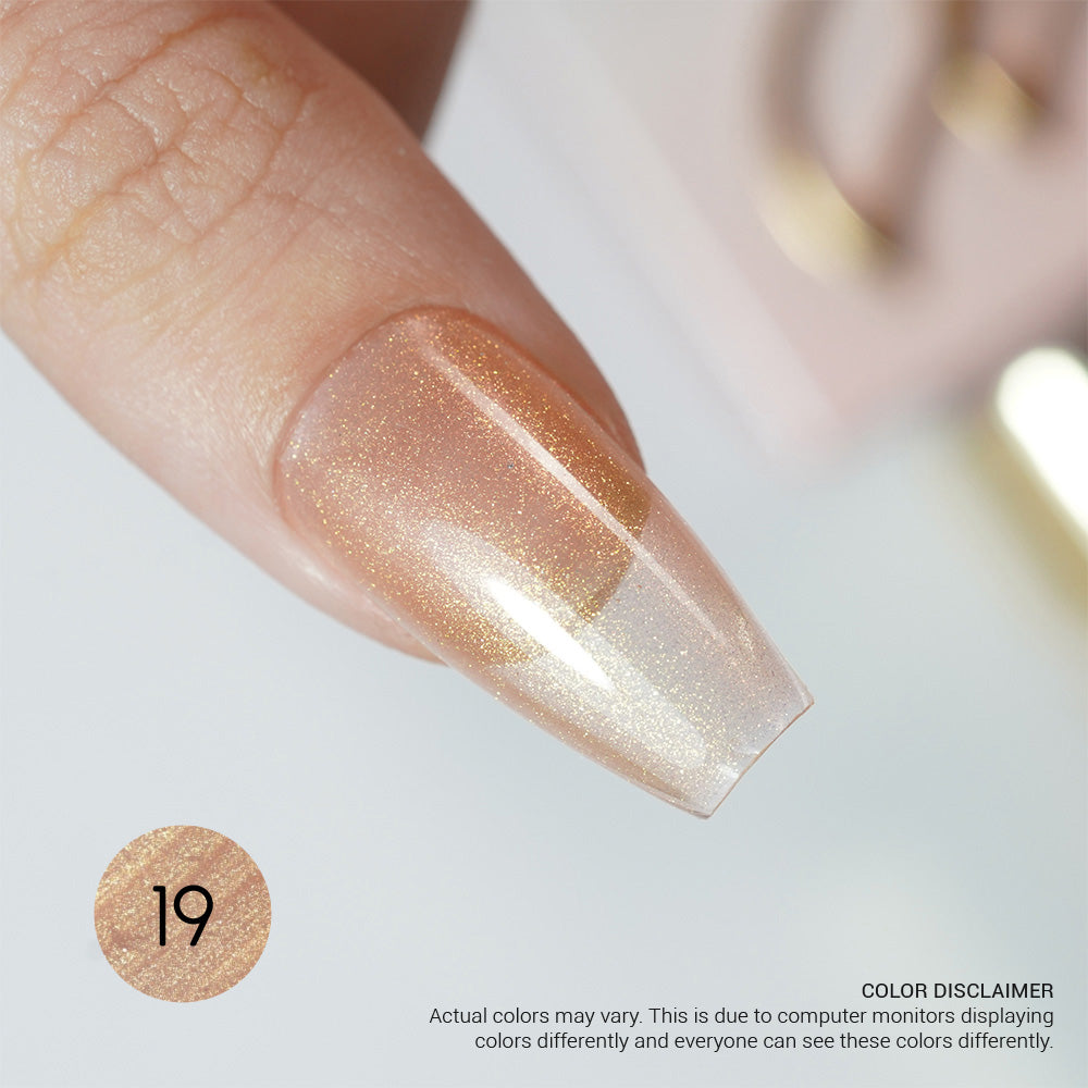 LAVIS Builder Gel In The Bottle - B19 Champagne - Gel Polish 15ml - Universal Nail Supplies