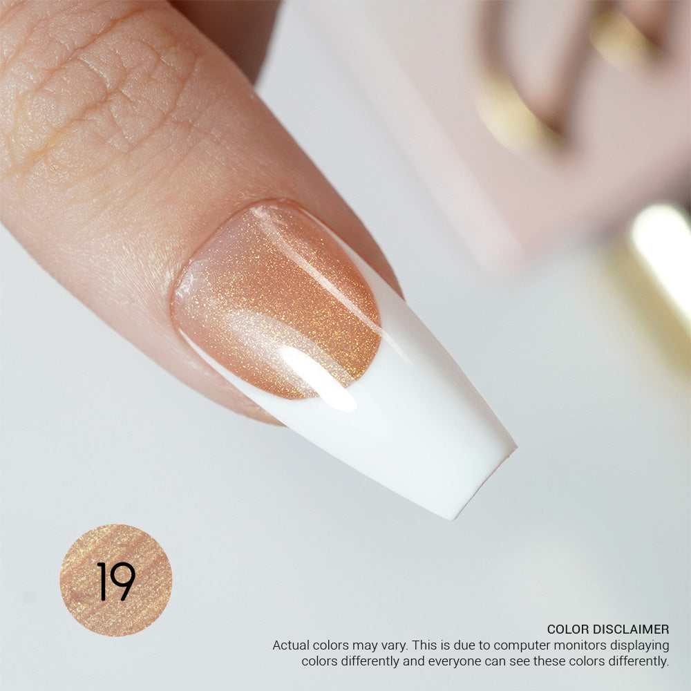 LAVIS Builder Gel In The Bottle - B19 Champagne - Gel Polish 15ml - Universal Nail Supplies