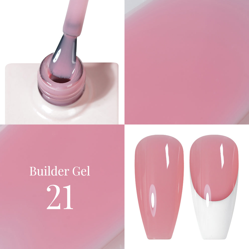 LAVIS Builder Gel In The Bottle - B21 Be My Valentine - Gel Polish 15ml - Universal Nail Supplies