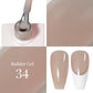 LAVIS Builder Gel in B34 Spanish Gold bottle, 15ml, showcasing the gel polish with gold metallic finish and brand label.