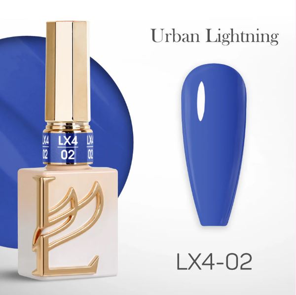 LAVIS LX4 - 02 - Gel Polish 0.5 oz - Urban Lightning Collection - Universal Nail Supplies
