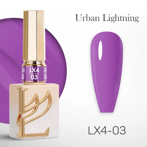 LAVIS LX4 - 03 - Gel Polish 0.5 oz - Urban Lightning Collection - Universal Nail Supplies